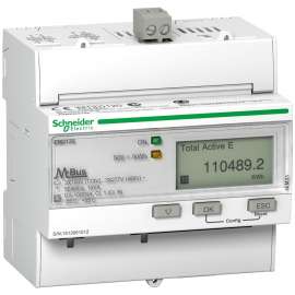 Schneider A9MEM3135 3-Phase 63A Direct Connection DIN M-Bus MID Energy Meter