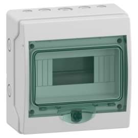 Schneider Electric 13443 Mini Kaedra For Modular Device - 1 Openings - 8 Modules - 4 Terminal Blocks