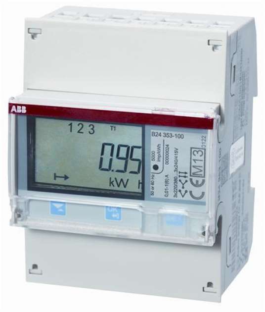 ABB B24 113100 Three Phase CT Connected MID Meter with Pulse and MBus