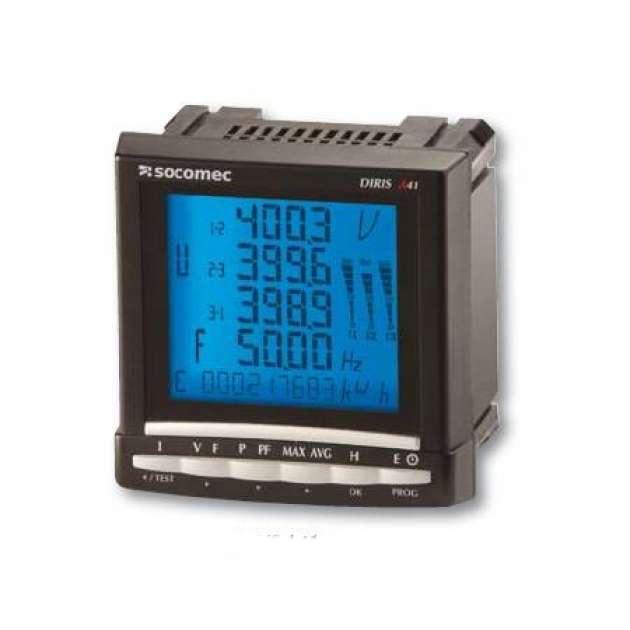 DIRIS A41 MultiFunction 3 Phase 4 CT Connected Electricity Meter (48250404) Meter Market
