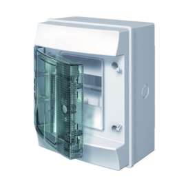 ABB Mistral 65 Double Insulated Enclosure with Transparent Door (4, 8, & 12 Modules)