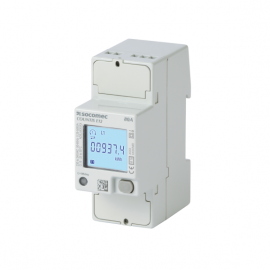 Socomec COUNTIS E12 80A Direct Connected Single Phase Dual-Tariff MID Energy Meter with Pulse Output (4850-3061)