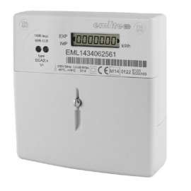 Emlite ECA2 MID Single Phase 20-100A Direct Connected Meter with Extended Terminal Cover