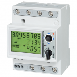 Carlo Gavazzi EM24 DIN Rail 5A CT Connected 3-Phase MID Energy Analyser with 3 Pulse Inputs and Modbus (EM24-DIN.AV5.3.D.IS.PFB)