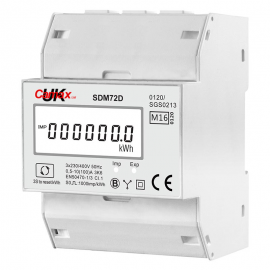 EASTRON SDM72-M Modbus 100A Direct Connected MID Three Phase Energy Meter