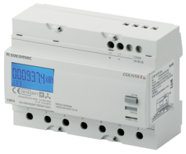 Socomec COUNTIS E36 3 Phase Energy Meter MID 100A Direct Connection with M-Bus (4850-3026)
