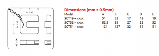 SCT DIMENSIOSN