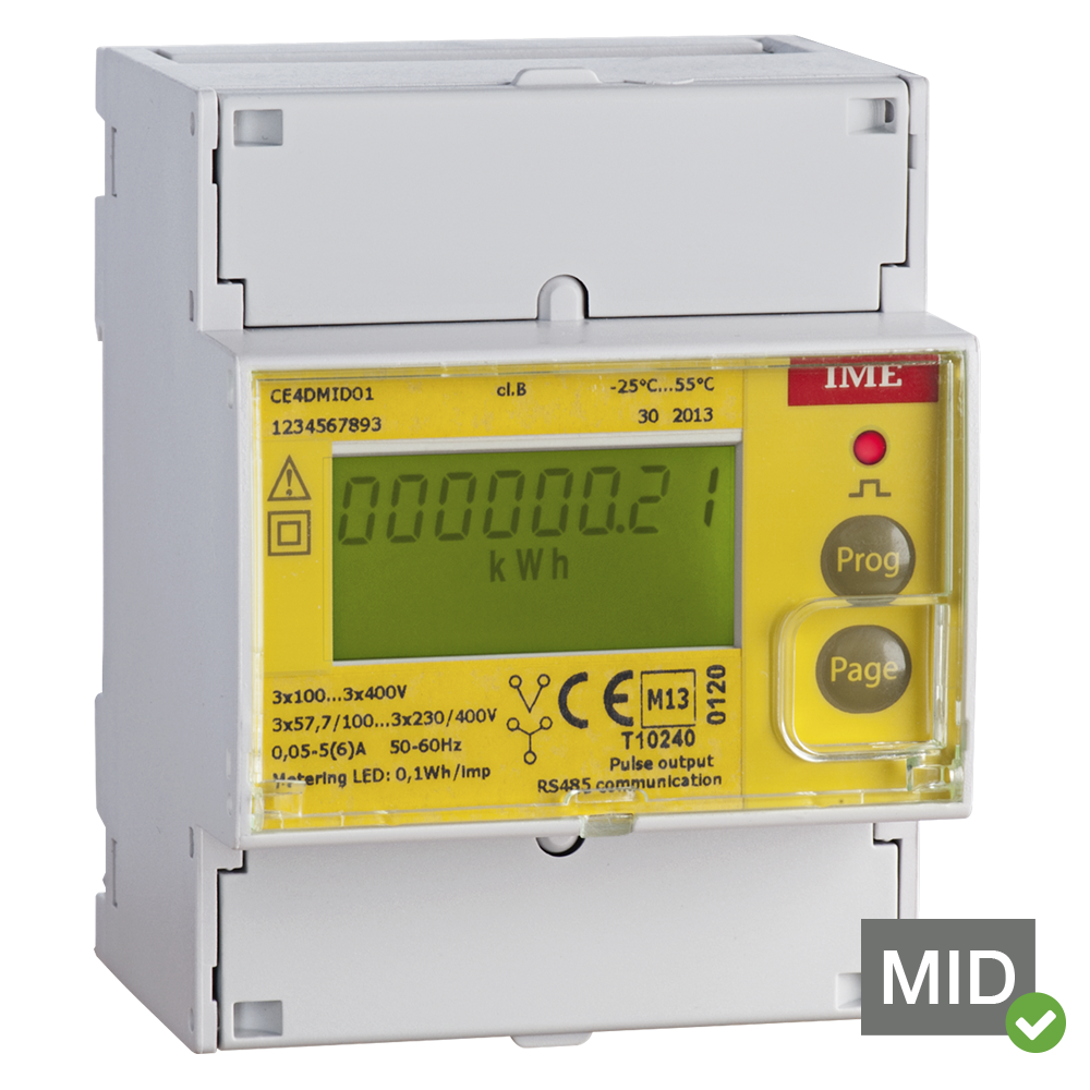 IME Conto D4PT + RS485 Communication Three Phase CT Operated Energy
