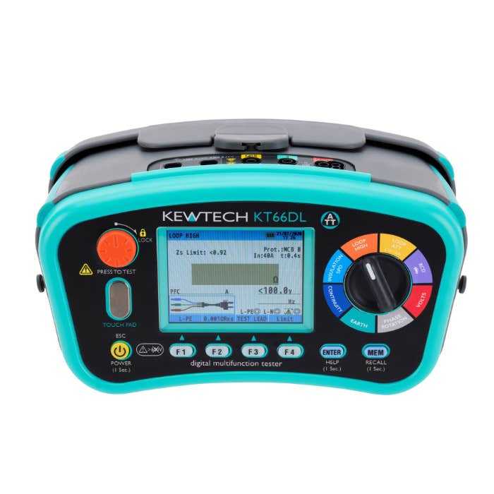 Kewtech KT66DL 12in1 Multifunction Electrical Tester Meter Market
